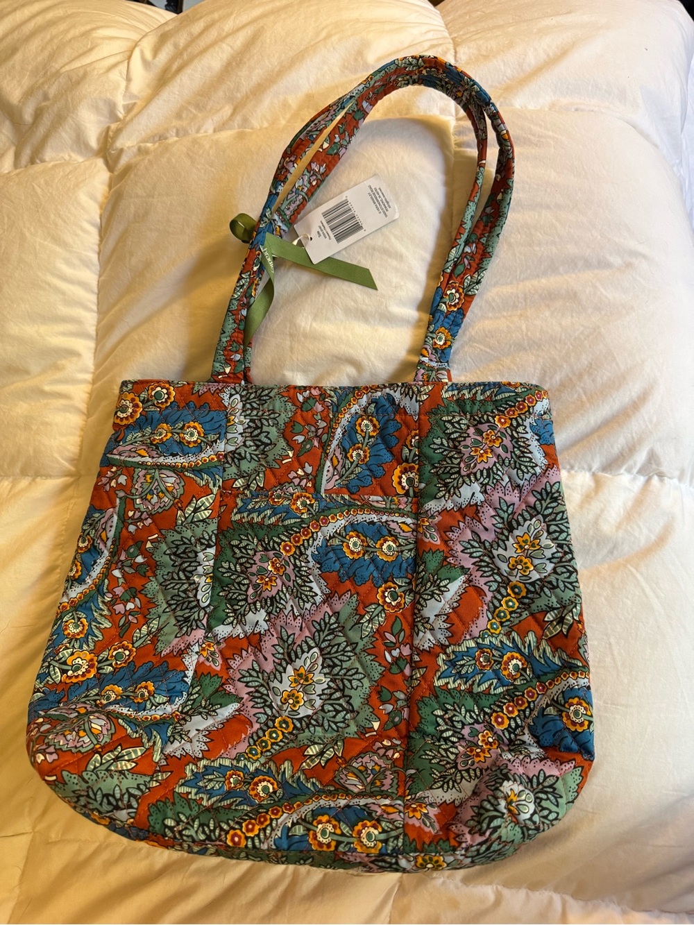Vera Bradley Floral Quilted Tote Bag